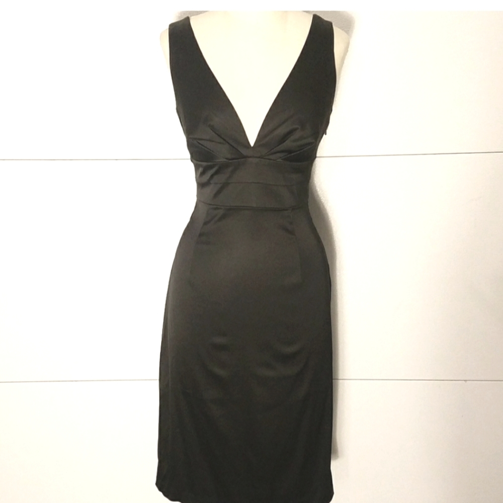 Donna Ricco Satin Corset Dress